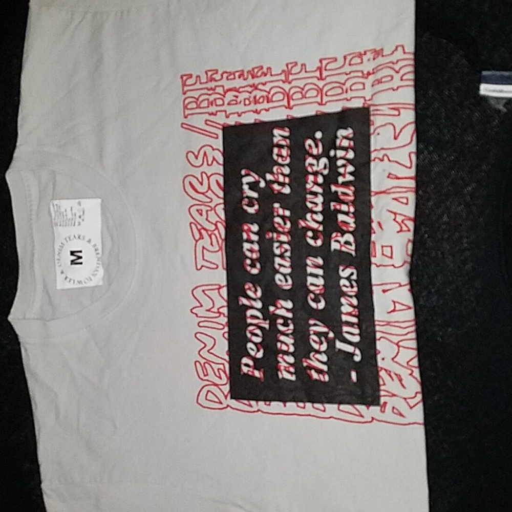 'Denim Tears Brendan Flower' tee. Mens sz. M.